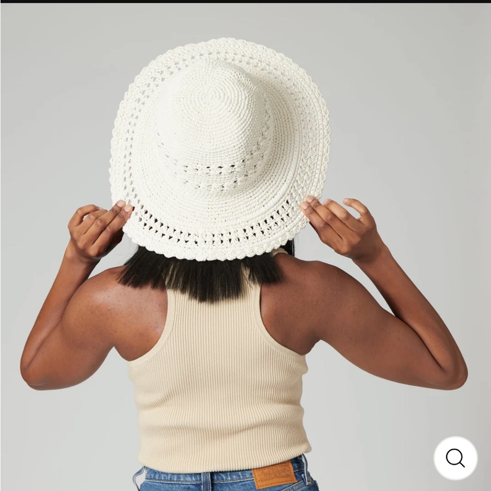 San Diego Hat Company women’s crocheted hat, 100% cotton, OS, off white color
